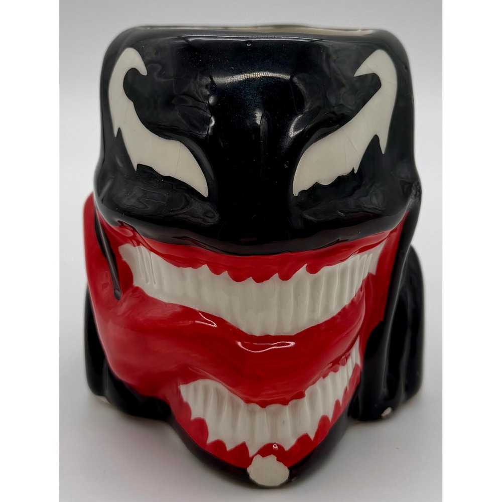 Marvel Venom Sculpted Ceramic 3D Face Coffee Mug 16oz‎